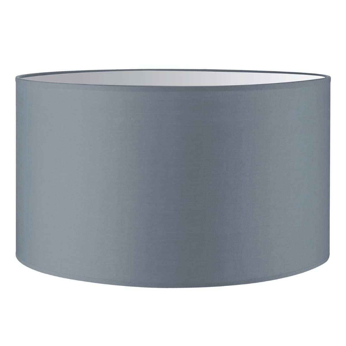 Home Sweet Home Moderner Lampenschirm Bling | Zylinder |40/40/22cm | Grau | Stoff-Lampenschirm aus Baumwolle | für E27 Lampenfassung | RoHS-geprüft | geeignet für Stehleuchte