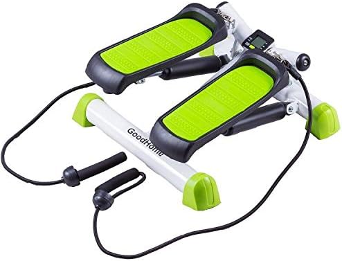 Close-up of the LCD display on the Goodhome Fitness Stepper