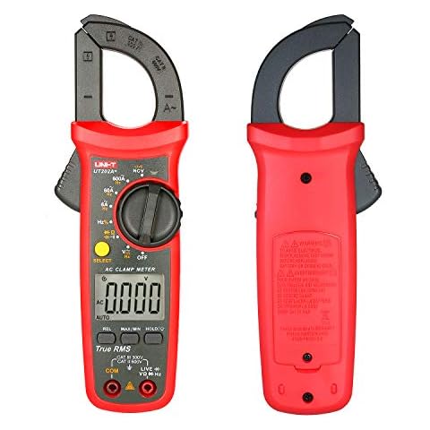 UNI-T UT202A+ 600A AC/DC Voltage AC Current LCD Digital Multimeter Handheld Clamp Ohm Tester Cover