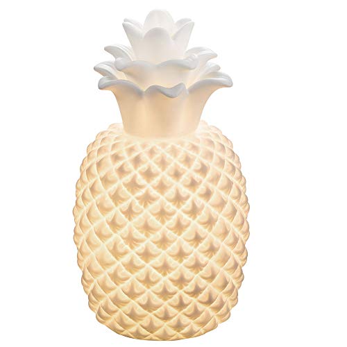 Lampe a poser en porcelaine 31x17.3x17.3 cm Blanc mat