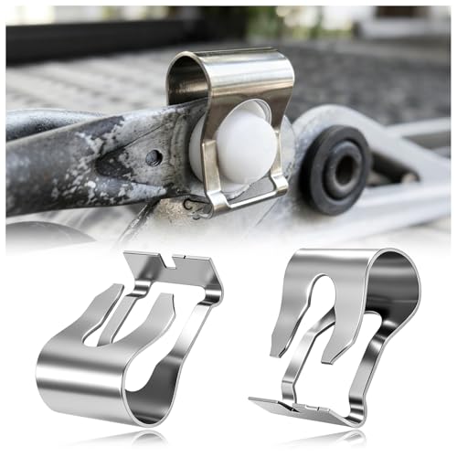 2PCS Car Windshield Wiper Linkage Bushings Clips Stainless Steels Car Windshield Wiper Motor and Linkage Clips for Secure Fastening Professional Wipers Linkages Assembly Clip