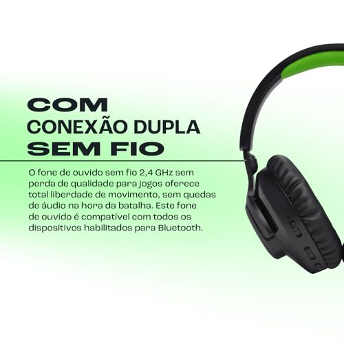 JBL, Headset Gamer, Quantum 360X, Para XBOX, Wireless - Preto