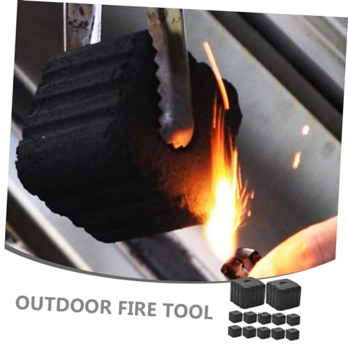 Baluue 12 Unidades Carvão Para Churrasco De Madeira De Frutas Carvão De Acampamento Grelhar Carvão P