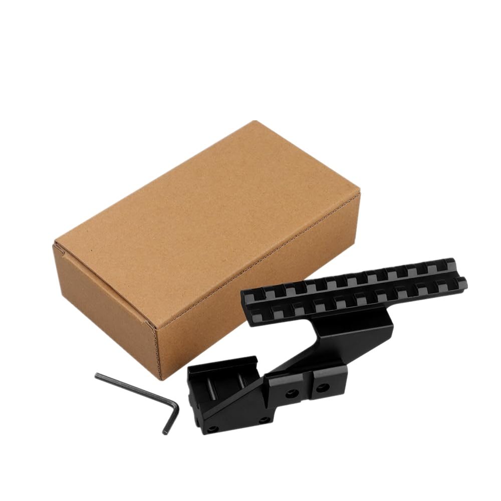 Aluminium 21mm Picatinny Rail Mount for Pistol Sight Mounts with Front Accessory