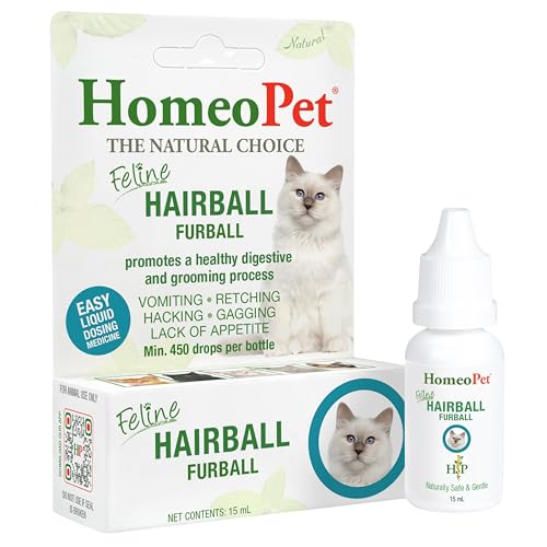 HomeoPet Feline Hairball Furball Drops