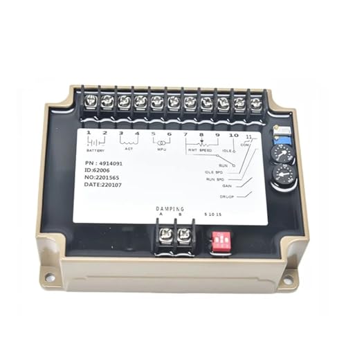 PKHDLYEU regulador de Velocidad de generador 4914091 Módulo de Placa de Control de Velocidad del gobernador Controlador de Velocidad del generador del Motor for Piezas de Repuesto del generador