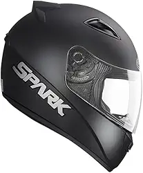 Ebf, Capacete Ebf New Spark Solid Preto Fosco Moto Masculino e Feminino
