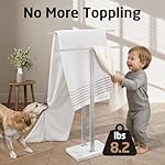 KES Standing Towel Racks for Bathroom 2-Tier, Floor Towel Rack Stand with Heavy Marble Base, Upgrade Steady Freestanding Design, Pro-Grade 18/8 Stainless Steel Brushed Finish, BTH217-2 - Image 2