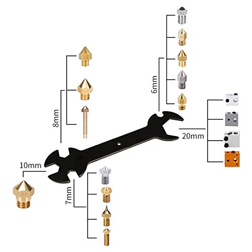 Llave 5 en 1 para boquillas de impresora 3D - Fernando Cortés