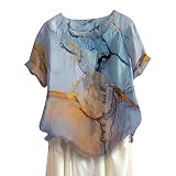 damenblusen große größen Shirt Oversize Damen Bluse Langarm Grosse grösse schöne Damen Oberteile Linen Shirt lila Pullover floryday Damen Pullover Herbst