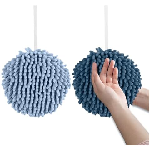 MUNSKT Fuzzy Ball Hand Towels Set Cover