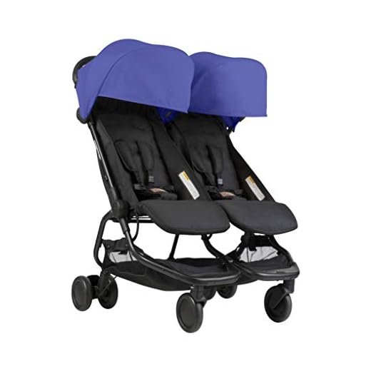 Best umbrella fold double buggy Mountain Buggy Nano Duo Buggy