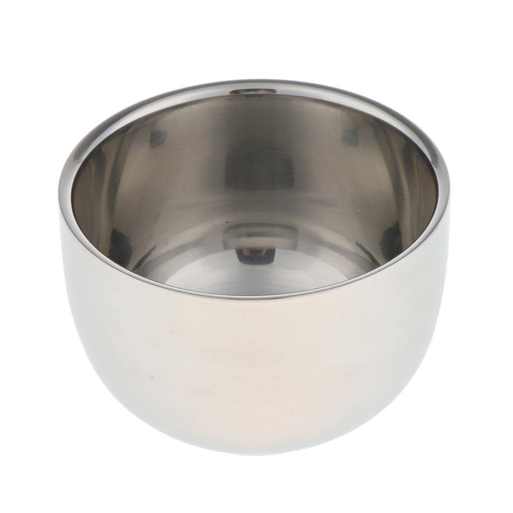 Jojomis New Stainless Steel Shave Tool Set Shaving Stand Holder And Soap Cream Bowl