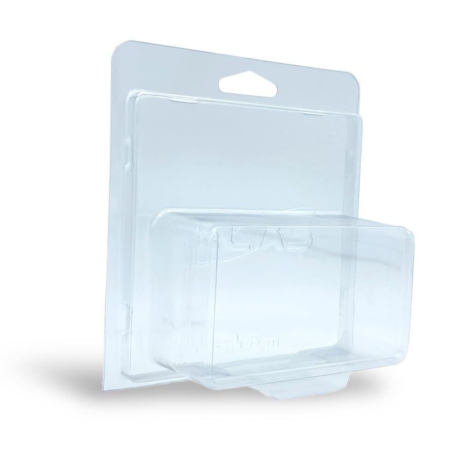 KLAS 12x SHORT CARD Hot Wheels Protector Cases Crystal Clear Stackable Display Clamshell 1/64 Short Card Hot Wheels Matchbox Protective Cases