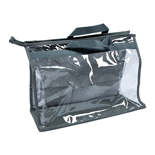 PartyKindom 2Pcs Transparent Handbag Organizers Dustproof Purse Storage Bags for Closet Capacity Breathable Design Space Saver for Home Office Use