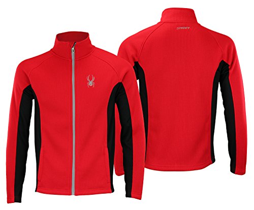 Spyder Mens Full Zip Sweater Racing Red S