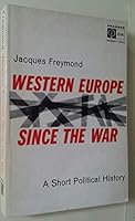 Western Europe since the war B0007DMCCE Book Cover