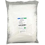 HS Clear Zip Ties 8 Inch (Bulk-1000 Pack) Nylon Cable Ties 40 Lbs Self-Locking Wire Ties for Electro