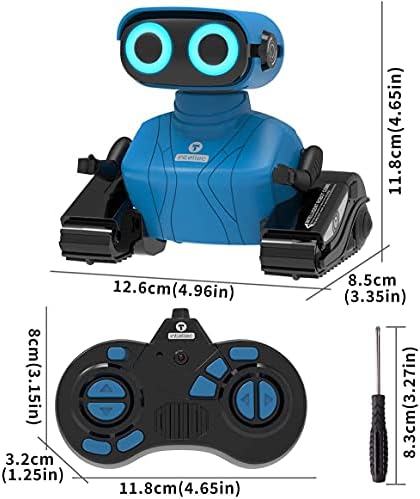 KaeKid RC Robot Toy for Kids, Educational Learning 2.4Ghz Remote Control Robot Toy, Interactive Novelty Design Robot Toy, Dancing, Walking, Great Gifts for Boys Girls 3-8 Years Old 6