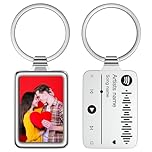 Porte clef personnalisable, porte clé photo personnalisé, Spotify code clef photo, musique plaque cadre photo cadeau pour homme et femme