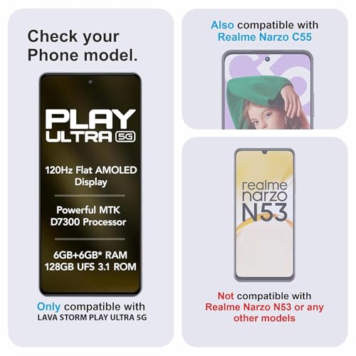 Image of Tempered Glass Screen Protector Compatible for NAME with Edge to Edge Coverage and Easy Installation Kit