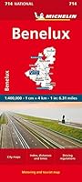Algopix Similar Product 12 - Michelin Benelux Map 714 Belgium The