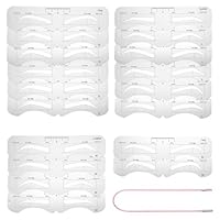 18 Stück Augenbrauen Schablonen Set Wiederverwendbare Schablone Formen zum Brauenstyling DIY Make-up für Anfängerinnen für präzise Konturen und Symmetrie Make Up Zuhause Im Bad