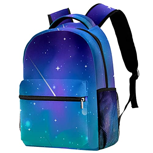 Sac à dos voyage loisirs campus pour l'école et les sorties à motif étoiles filantes