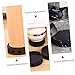 Angoily 4pcs Non- Furniture Feet Pads -skid Lifting Mats for and Noise Reduction Use for Appliances Black Design