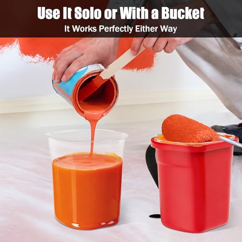 HIUMTREE 36 Pcs Paint Pail Liners Compatible with 2500-CT Style Hand Paint by Hiumtree - Used condition - Image 5