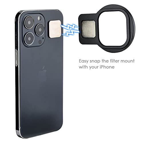 52mm Magnetic Camera Lens Filter Mount for iPhone 13 iPhone 13 Pro Max iPhone 12 Pro Max