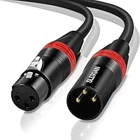SLDXIAN Cable XLR Macho Hembra, Cable Micrófono (1M)