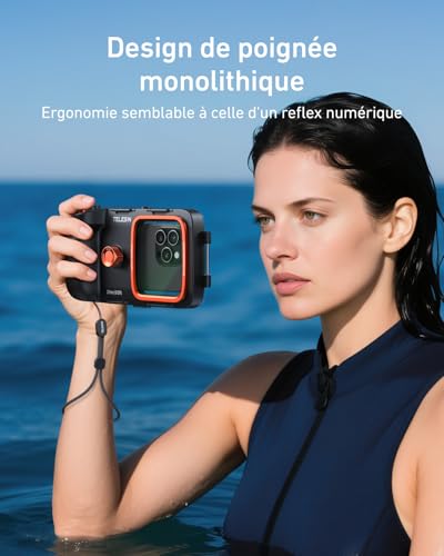 TELESIN Coque Waterproof pour TéLéphone Portable pour Plongée sous-Marine – vue 8