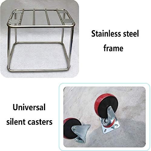 Commercial Laundry Cart with Removable Bags Rolling Laundry Trolley with Basket Heavy-Duty Cleaning Cart for Efficient Nization and Mobility