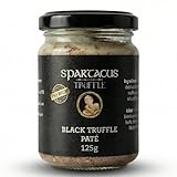 Spartacus Truffle Gänseleber Pastete mit schwarzem Trüffel 125 g - Foie Gras Pâté & Feinkost Aufstrich - mit hohem Anteil an echtem schwarzen Trüffel - Gourmet Delikatesse & Geschenkidee