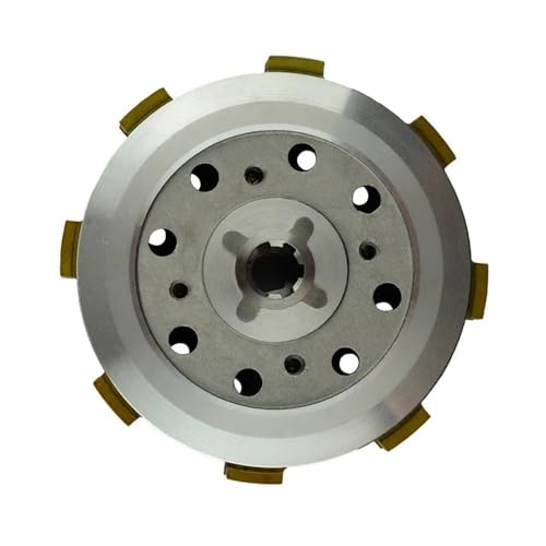 Tambour d'embrayage YBR125 en fer forgé avec disques de friction haute durabilité