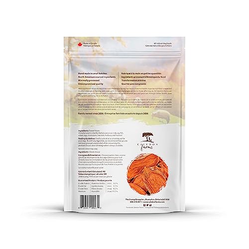 Caledon-Farms-Sweet-Potato-Chews-for-Dogs-93-OZ-Pack-of-2 Caledon Farms Sweet Potato Chews for Dogs 93 OZ Pack of 2