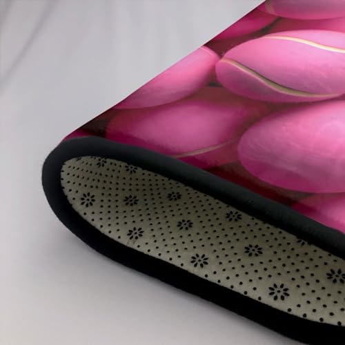 Tapis tennis rose vif 152x99 cm en velours fin résistant - 6