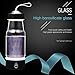 Hydrogen Negative ION Water Ionizer Hydrogenated Water Bottle Alkaline Energy Cup Anti Aging Antioxidant High Borosilicate Glass Make Hydrogen Content Up to 1200-1500 PPB 420 Ml