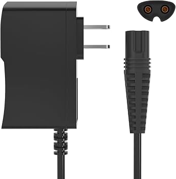 12V 0.4A for Braun Shaver Charger,Power Supply Charging Cord for Braun Series 9 8 7 6 5 3 1, Electric Trimmer 340s 3040s 370 390cc 720 760cc 790cc 720s-4 7865cc 5018s 7020s 9090cc 9095cc