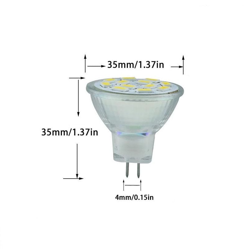 MR11 GU4.0 - Lampadina A LED Lampadine GU4 Lampada LED MR11 220V 3W Attacco GU4.0 Illuminazione Da Incasso Bianco Caldo,Bianco Freddo,5W-10Pc