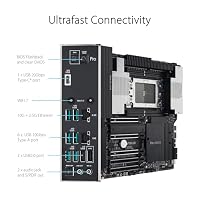 ASUS PRO WS TRX50-SAGE WiFi Workstation Mainboard Sockel AMD sTR5 (Threadripper Pro 7000 WX, CEB Formfaktor, PCIe 5.0 x 15, PCIe 5.0 M.2, 10Gb + 2Gb LAN, Multi-GPU Support) – Ansicht 4