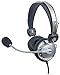 MANHATTAN Stereo Headset with Flexible Microphone, 8 ft. Connecting Cable with Two 3.5 mm Plugs for Audio & Microphone, Volume Control - for Desktop, Laptop, Computers – 175517