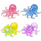 Taba Squishy Pack – 4PCS Cute Octopus Squishies, Stress Relief Sensory Toys for Kids and Adults, Fidget Toy Gift Set