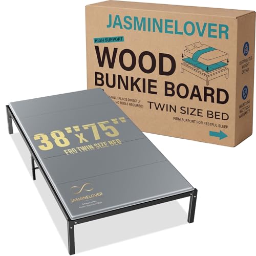 JASMINELOVER Bunkie Board Twin Size 38"x75" Bed Boards for Under