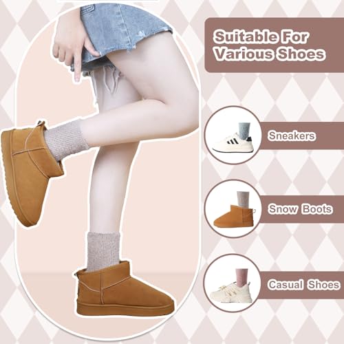 Image of SISOSOCK 5 Pairs Fuzzy Soft Cozy Comfortable Socks for Women, Casual Sleep Comfy Socks, Perfect Warm Winter Gifts for Women