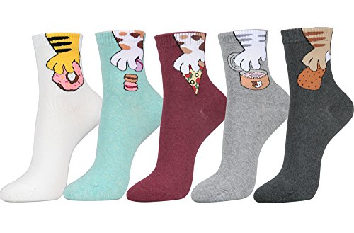 Women's Multi-Pattern Fashion Cotton Ankle Socks