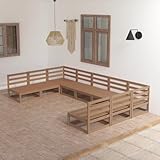 Polyvalence modulaire : avec 7 pièces centrales de canapé et 2 canapés d'angle, vous pouvez adapter cet ensemble modulaire de manière flexible à vos besoins et créer votre propre canapé d'extérieur unique ou un coin de conversation confortable.