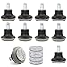 10pcs Base para Patas de Sillas,Pies de Repuesto para Silla Giratoria de Oficina,Recambio para Pata de Butaca,Rueda Silla Oficina,Ruedas de Oficina para Sillas Ruedas Giratorias para Silla