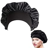 2. breite anwendung: größe passt die meisten menschen, können dienen als haar dekoration, tägliche tragen und schlaf hut zu schützen lockiges haar, sehr nützlich liefert für frauen und mädchen